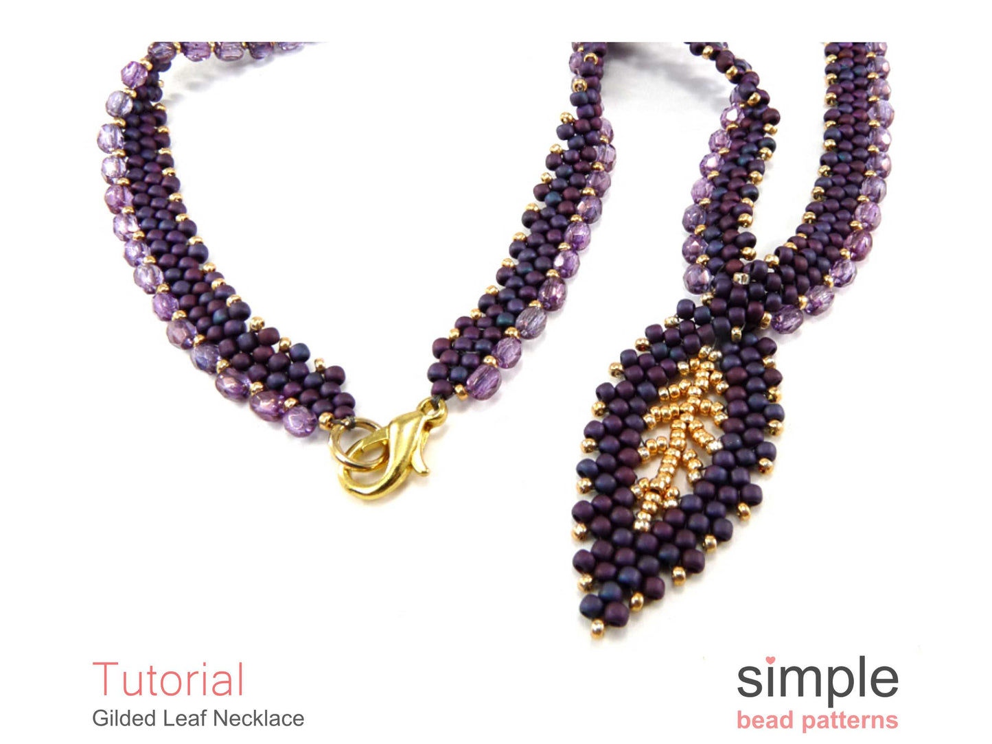 Gilded Leaf Necklace Beading Pattern
