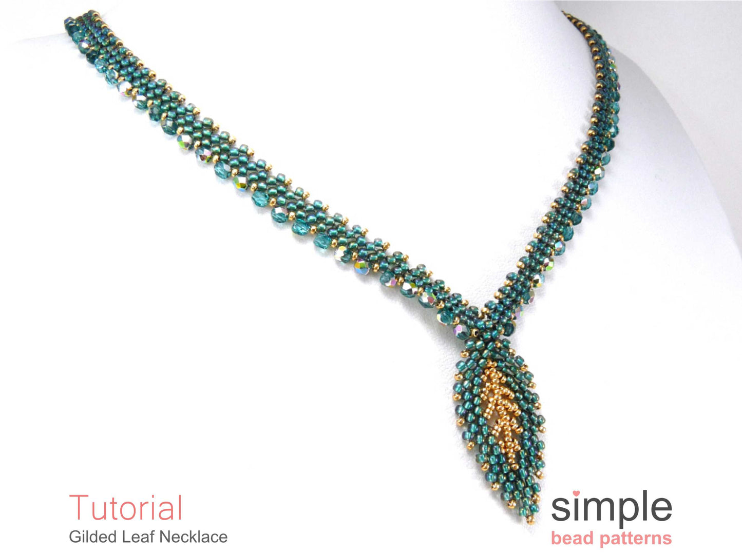Gilded Leaf Necklace Beading Pattern