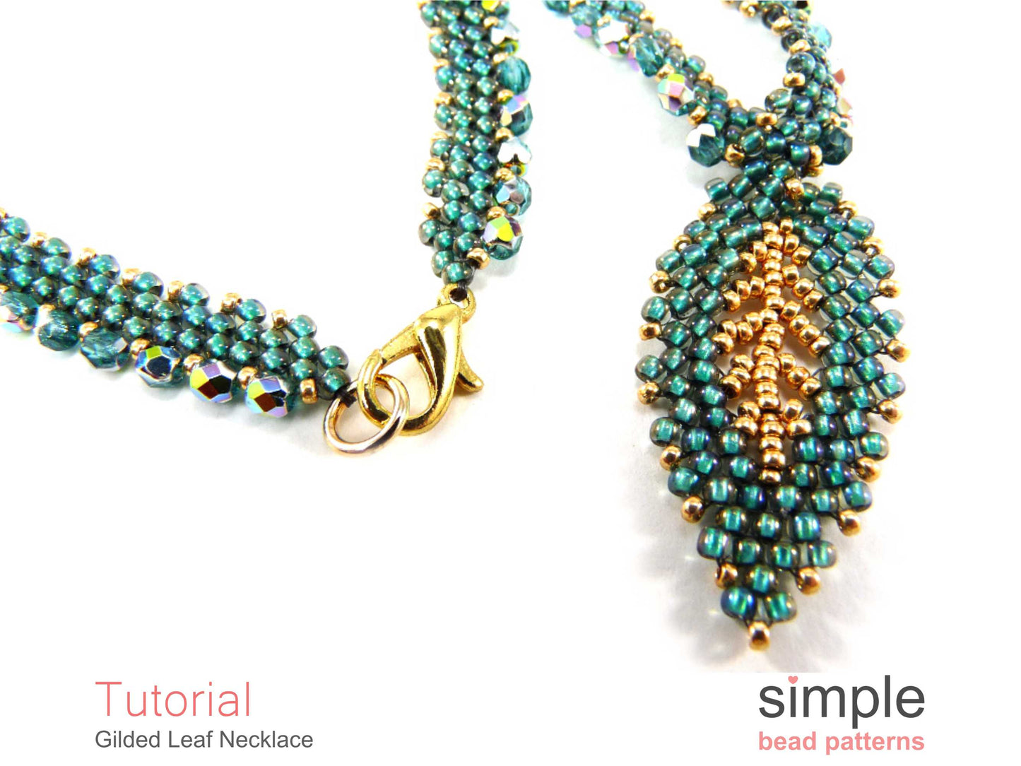Gilded Leaf Necklace Beading Pattern