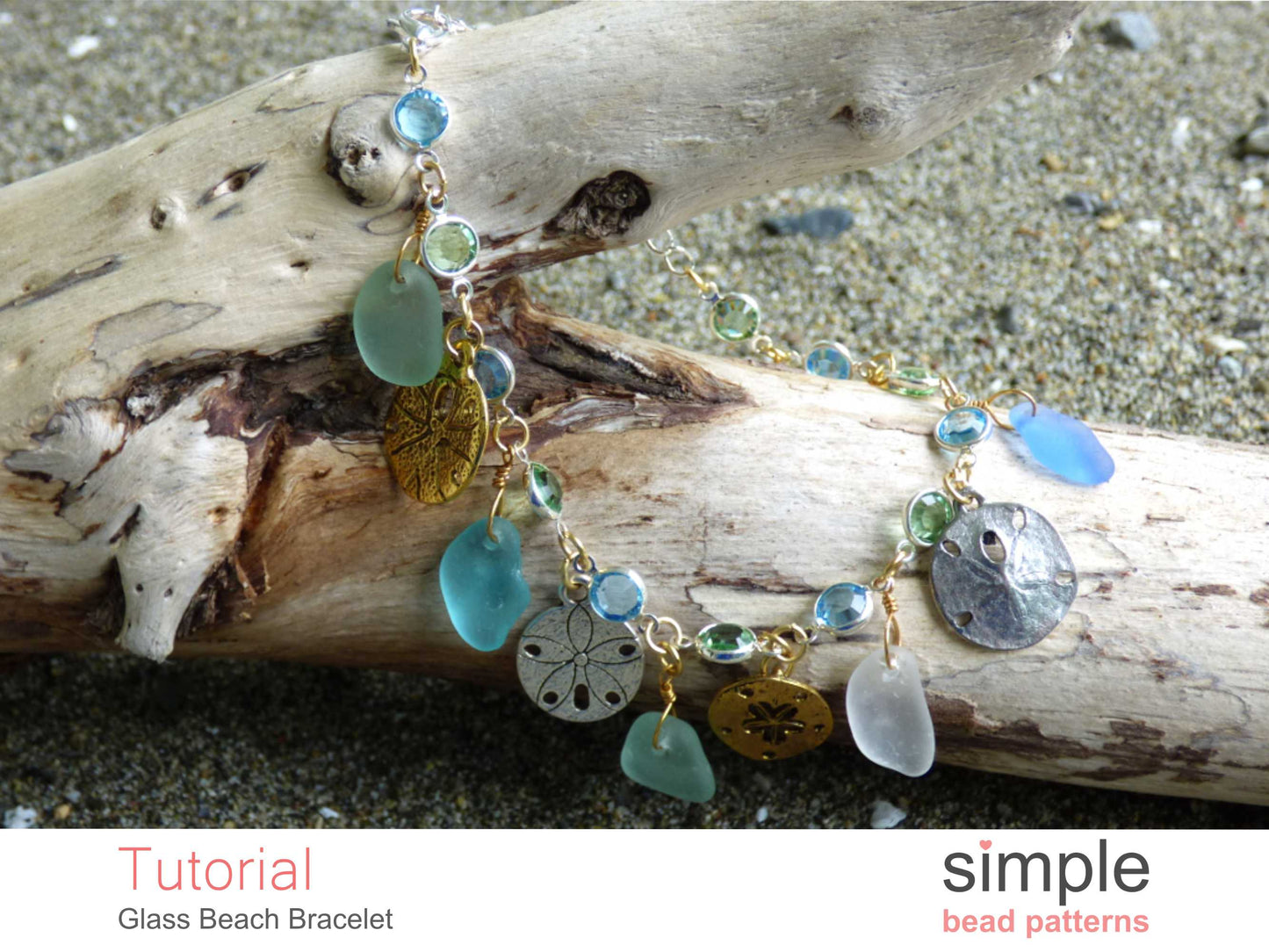 Glass Beach Charm Bracelet Sea Glass Tutorial