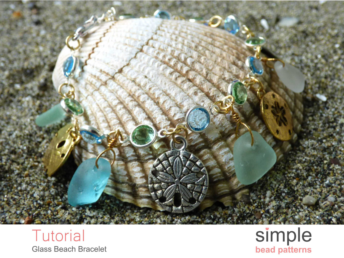 Glass Beach Charm Bracelet Sea Glass Tutorial
