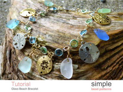 Glass Beach Charm Bracelet Sea Glass Tutorial