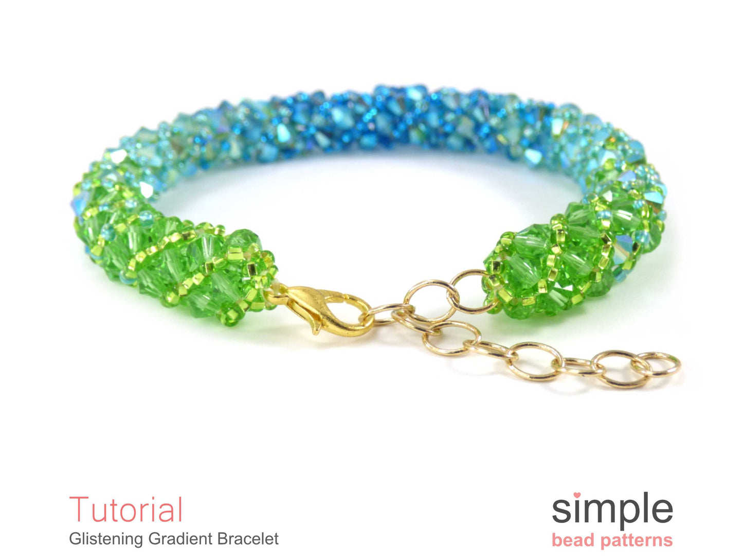 Glistening Gradient Bracelet Beading Pattern
