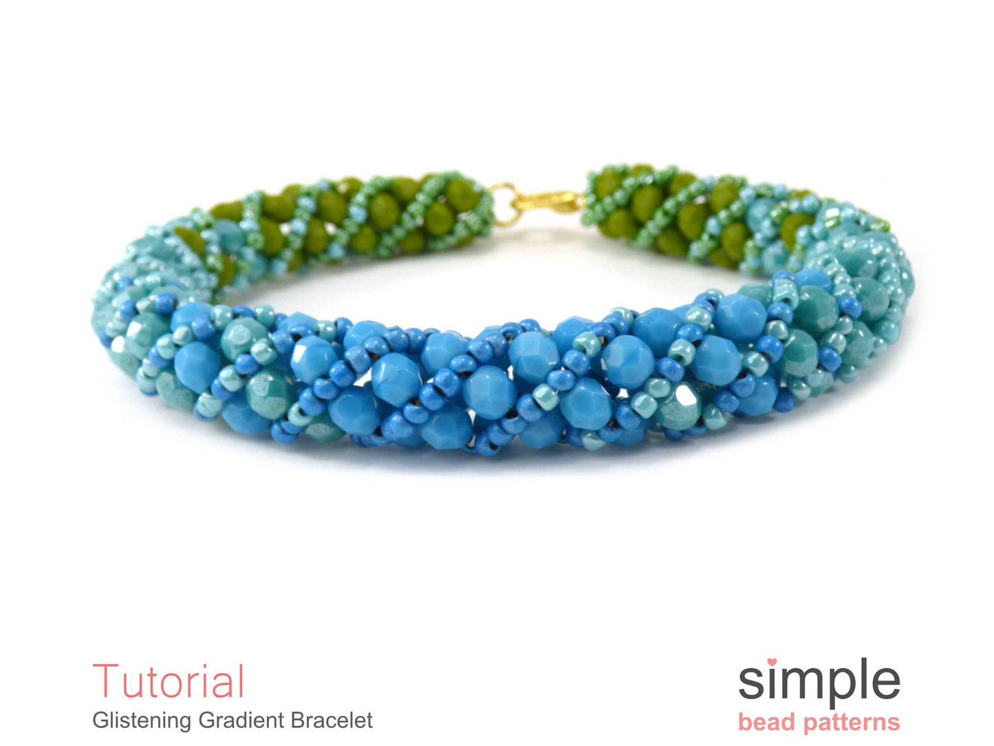 Glistening Gradient Bracelet Beading Pattern