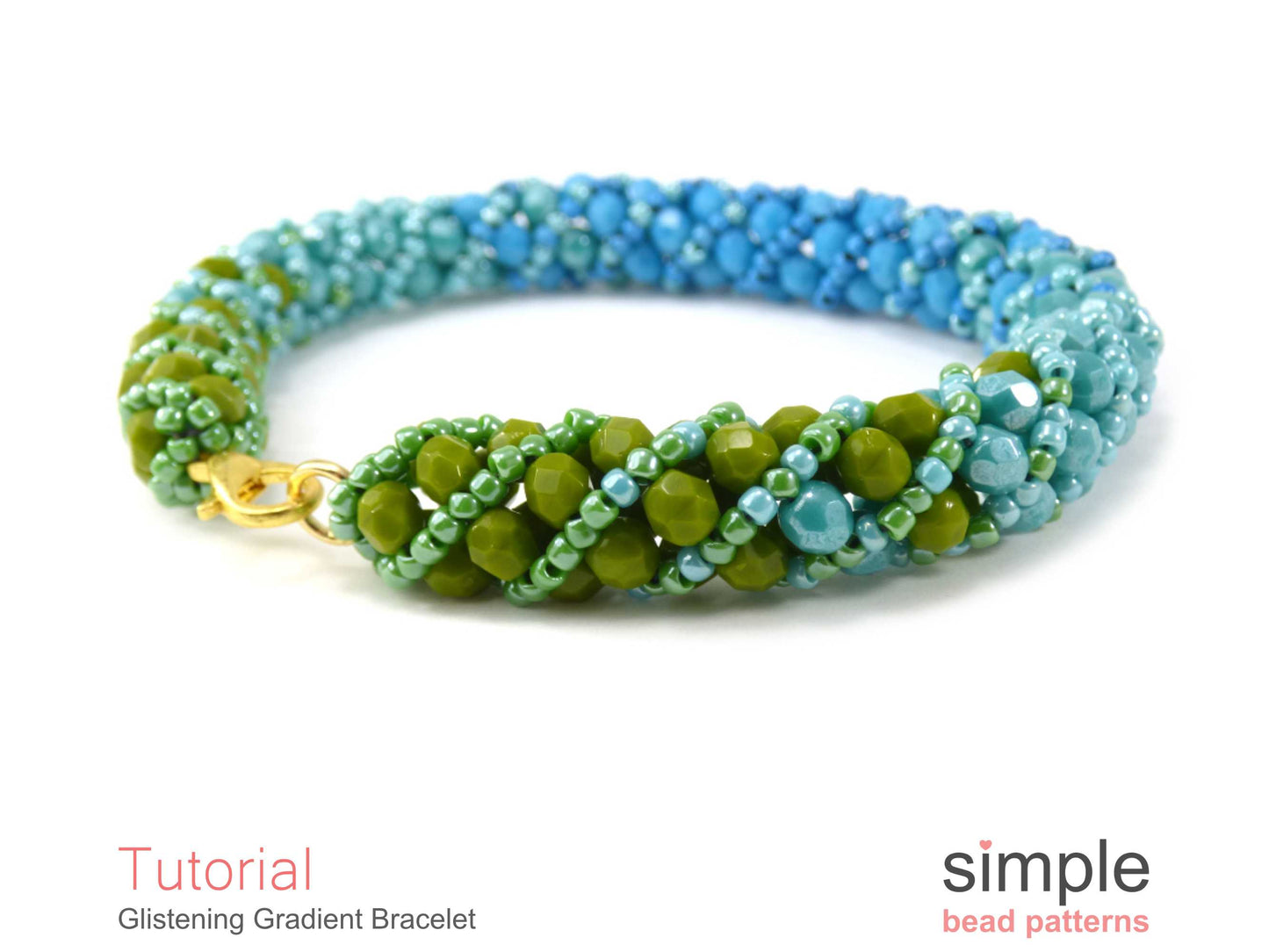 Glistening Gradient Bracelet Beading Pattern