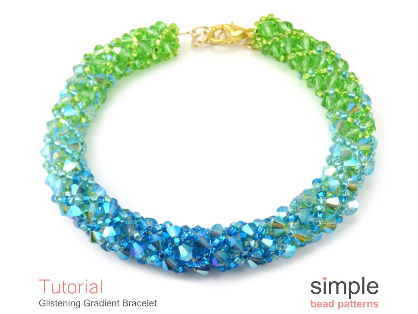 Glistening Gradient Bracelet Beading Pattern