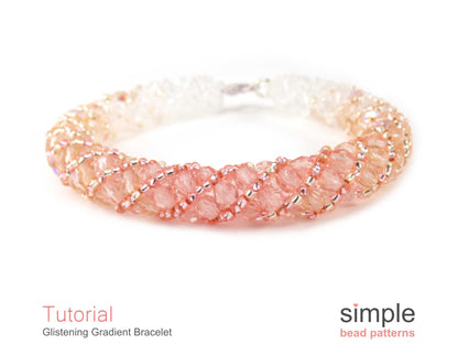 Glistening Gradient Bracelet Beading Pattern