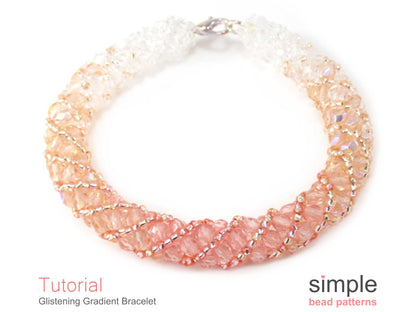 Glistening Gradient Bracelet Beading Pattern