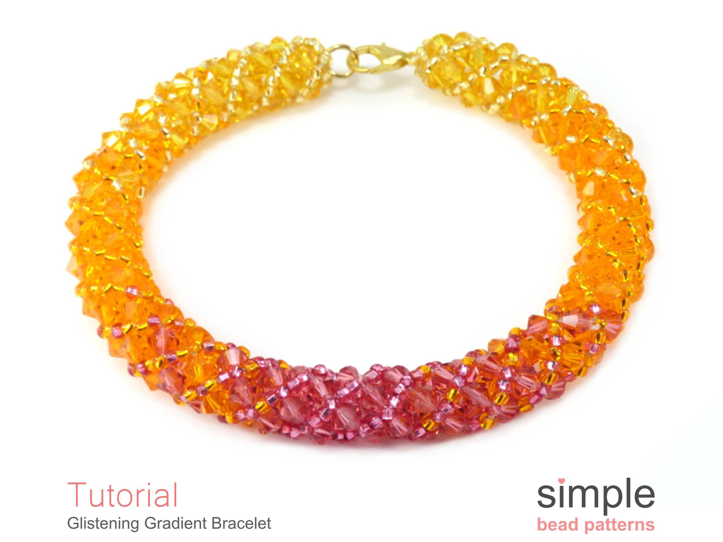 Glistening Gradient Bracelet Beading Pattern
