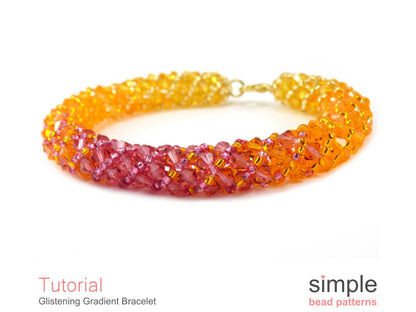 Glistening Gradient Bracelet Beading Pattern