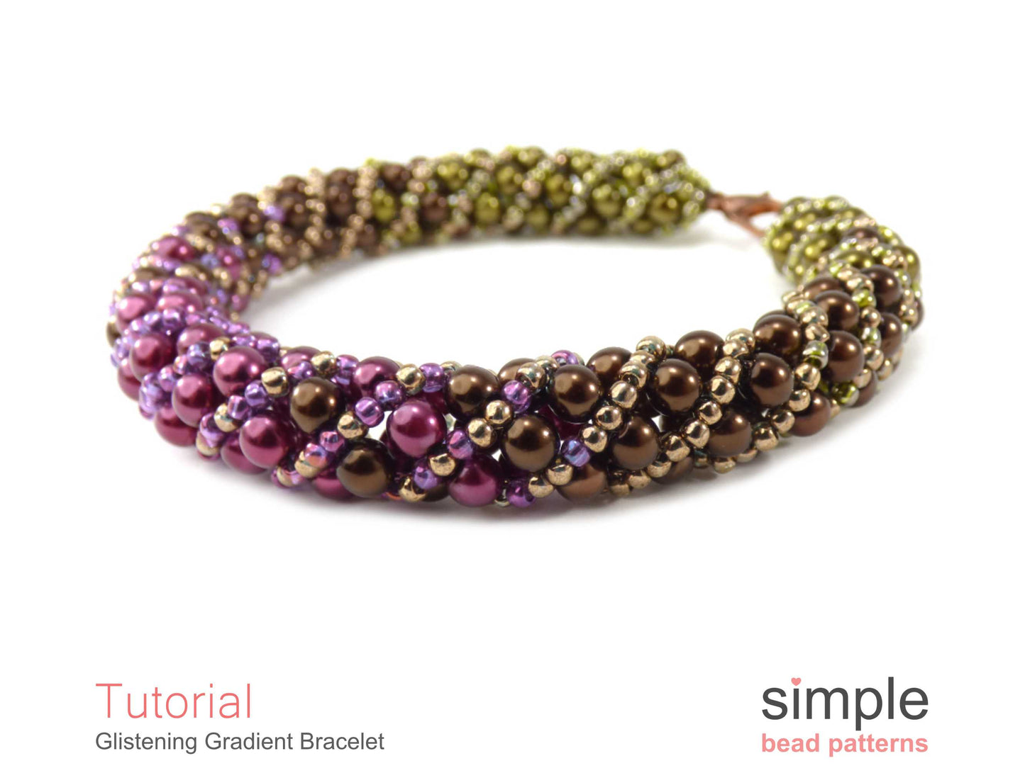 Glistening Gradient Bracelet Beading Pattern
