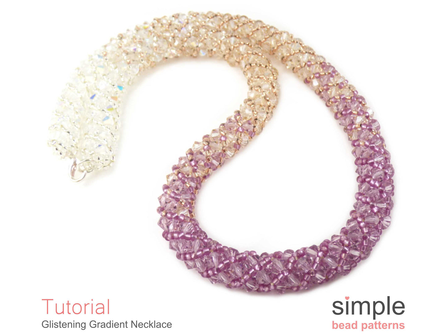 Glistening Gradient Necklace Beading Pattern