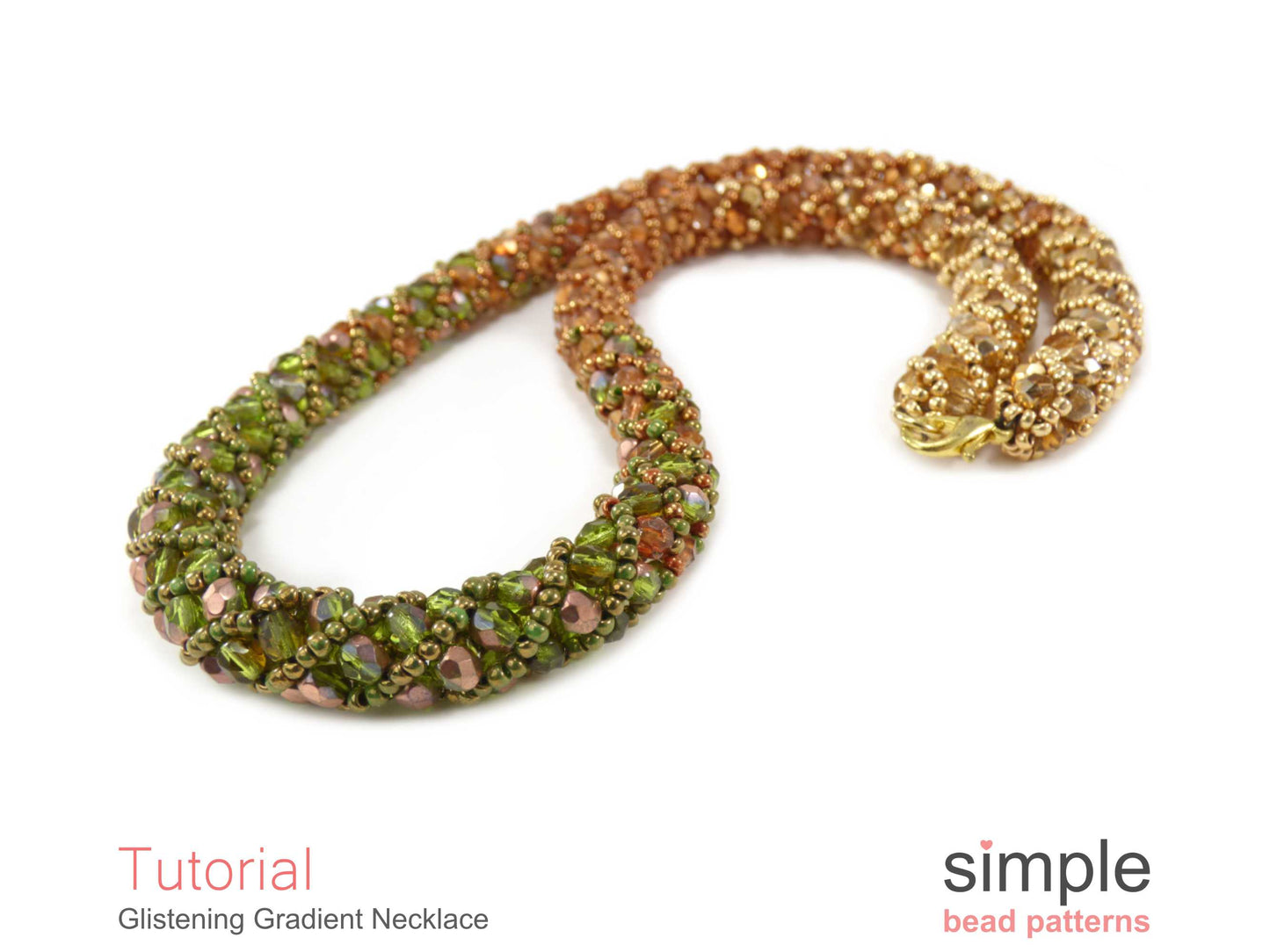 Glistening Gradient Necklace Beading Pattern
