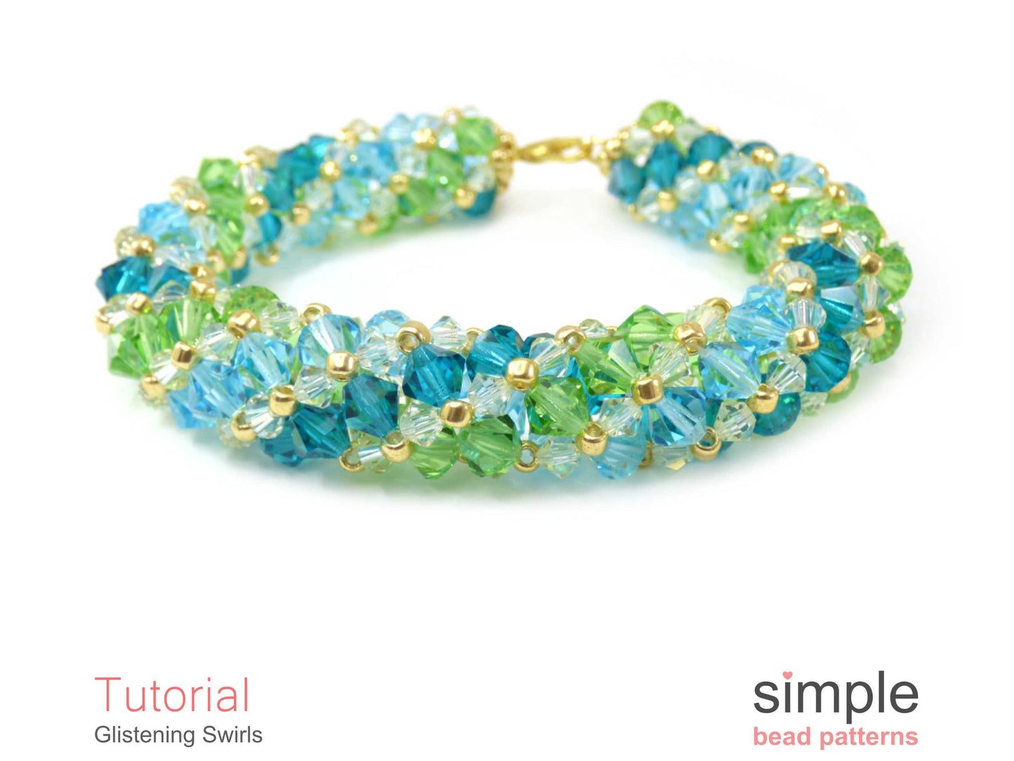 Glistening Swirls Bracelet & Necklace Pattern