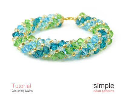 Glistening Swirls Bracelet & Necklace Pattern