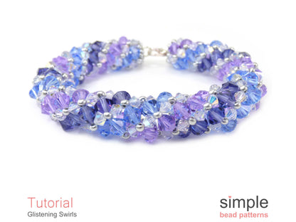 Glistening Swirls Bracelet & Necklace Pattern