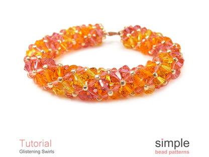 Glistening Swirls Bracelet & Necklace Pattern