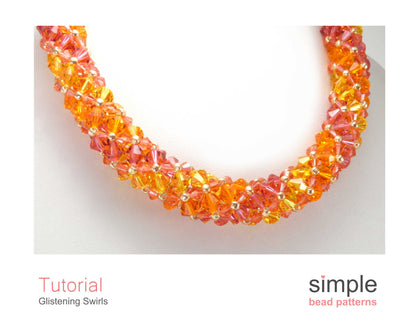 Glistening Swirls Bracelet & Necklace Pattern