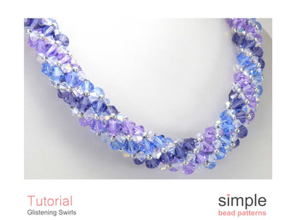 Glistening Swirls Bracelet & Necklace Pattern