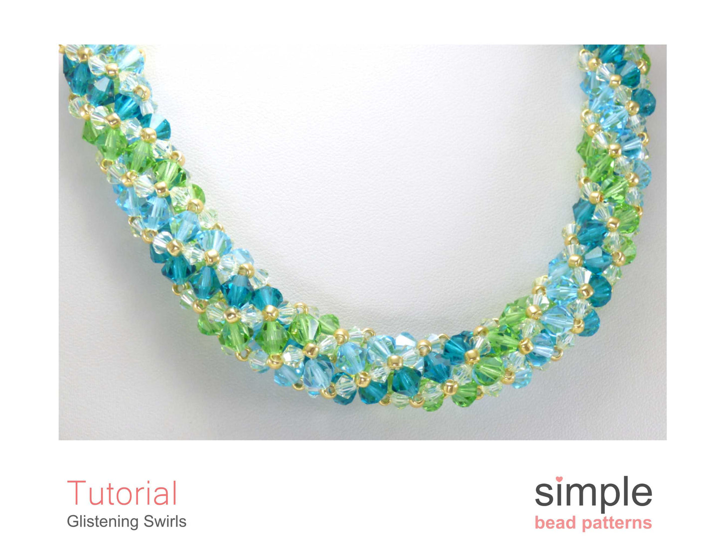 Glistening Swirls Bracelet & Necklace Pattern
