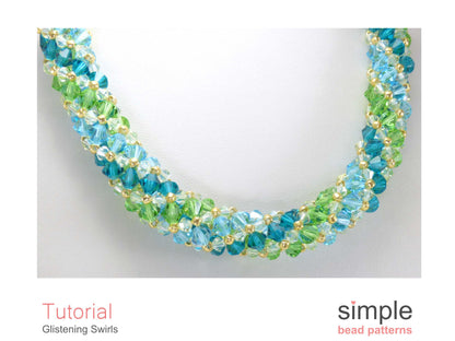 Glistening Swirls Bracelet & Necklace Pattern
