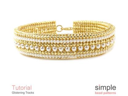 Glistening Tracks Bracelet Pattern