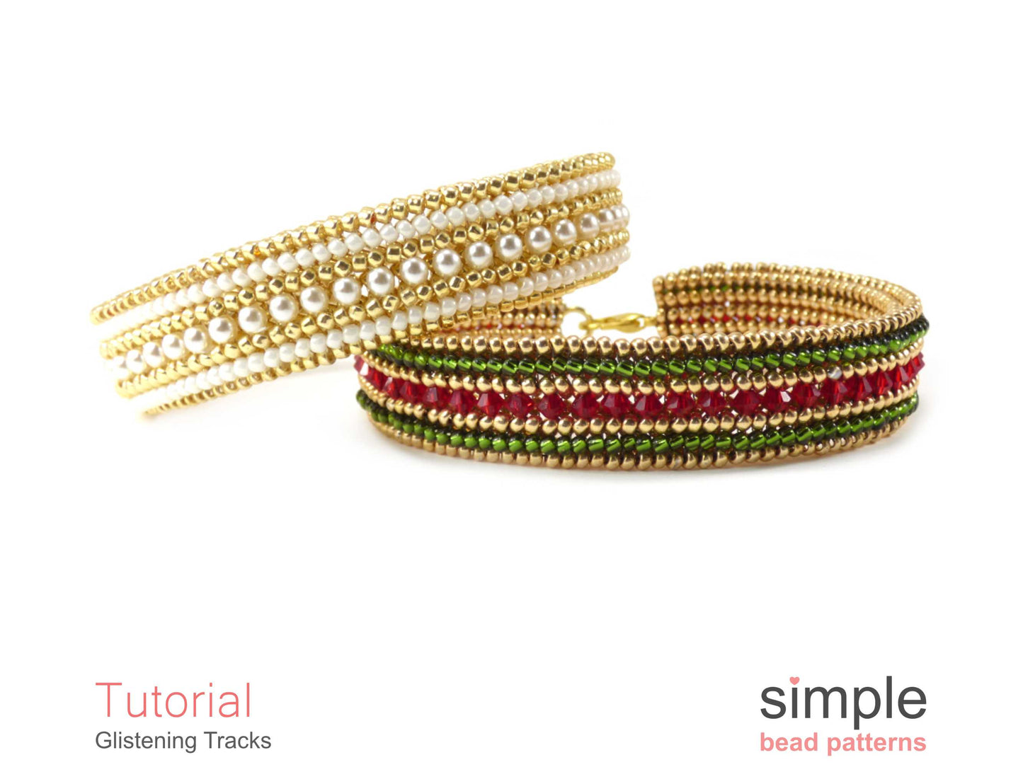 Glistening Tracks Bracelet Pattern