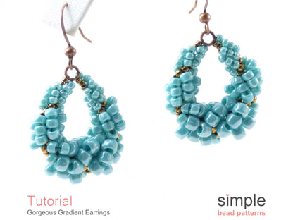 Gorgeous Gradient Earrings Beading Pattern