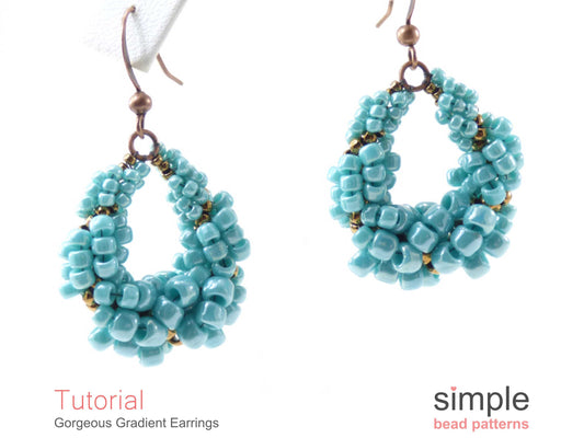 Gorgeous Gradient Earrings Beading Pattern