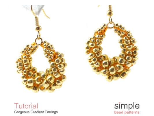 Gorgeous Gradient Earrings Beading Pattern