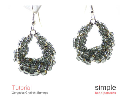 Gorgeous Gradient Earrings Beading Pattern
