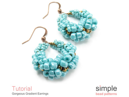 Gorgeous Gradient Earrings Beading Pattern
