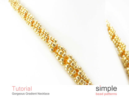 Gorgeous Gradient Necklace Beading Pattern