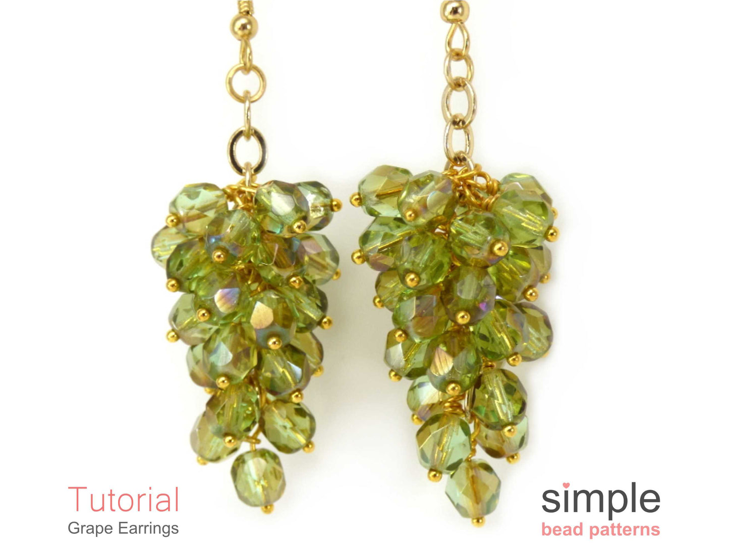 Grape Earrings Beading Pattern