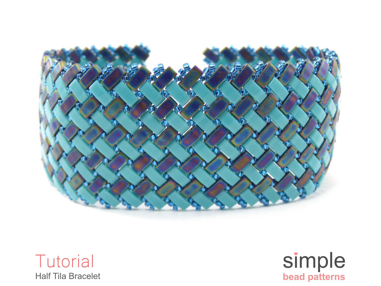 Half Tila Bracelet Beading Pattern