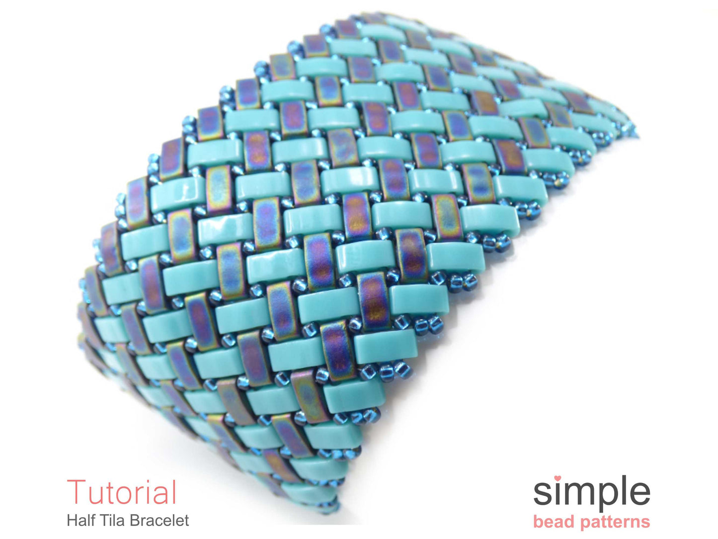 Half Tila Bracelet Beading Pattern