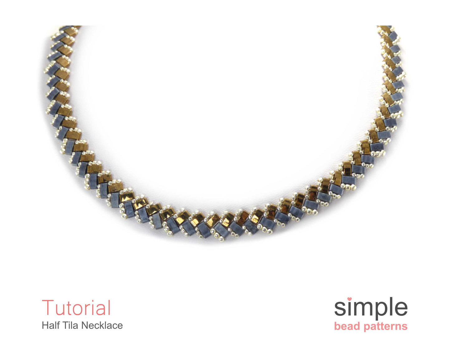 Half Tila Necklace Tutorial