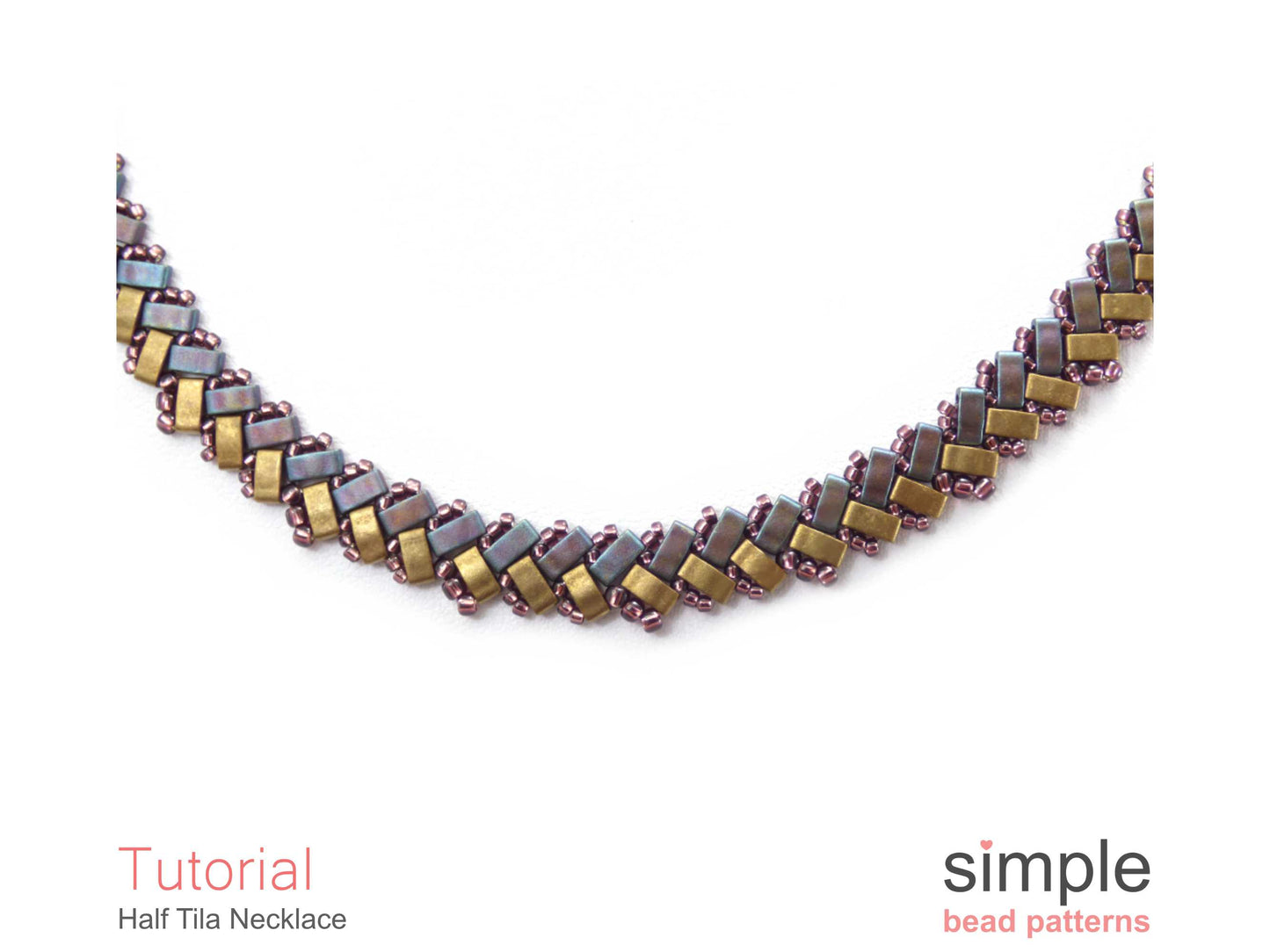 Half Tila Necklace Tutorial