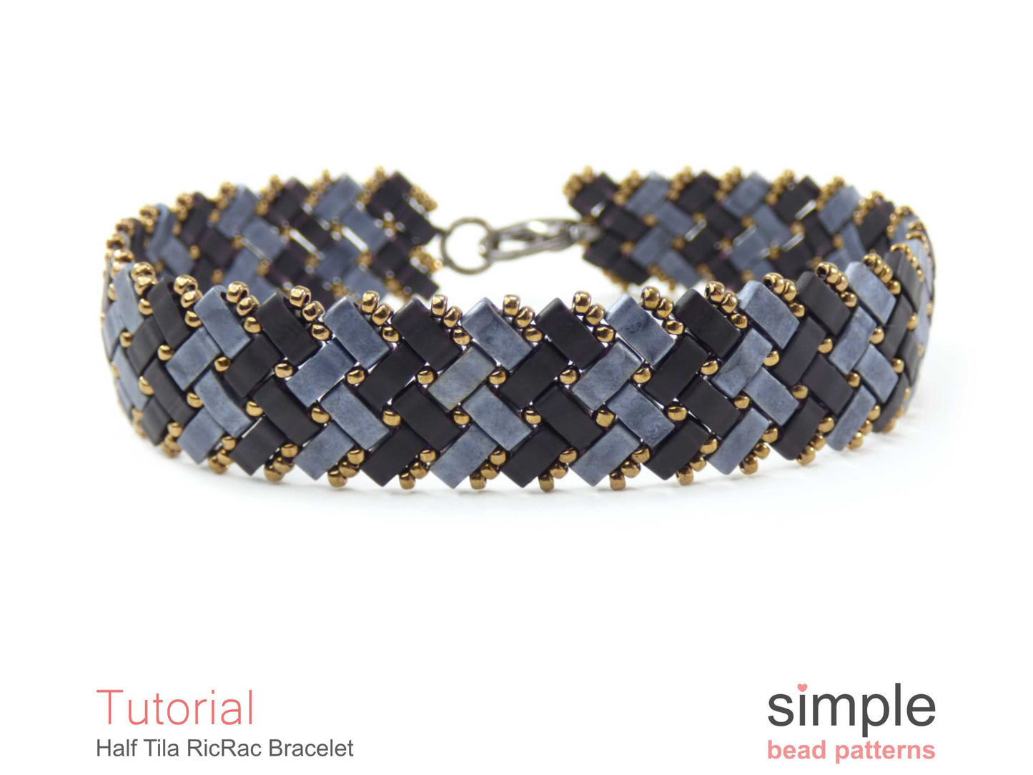 Half Tila RicRac Bracelet Beading Pattern