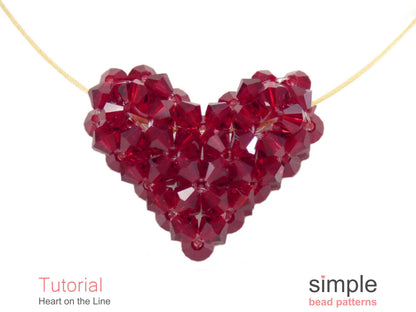 Heart on the Line Necklace Tutorial