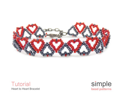 Heart to Heart Bracelet Pattern