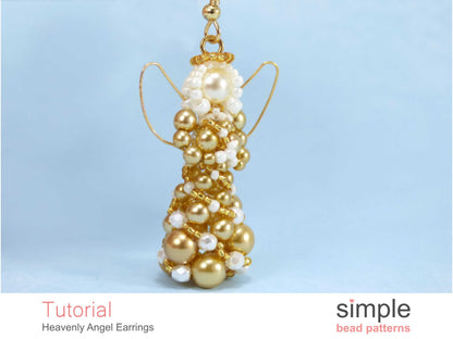 Heavenly Angel Earrings Beading Pattern