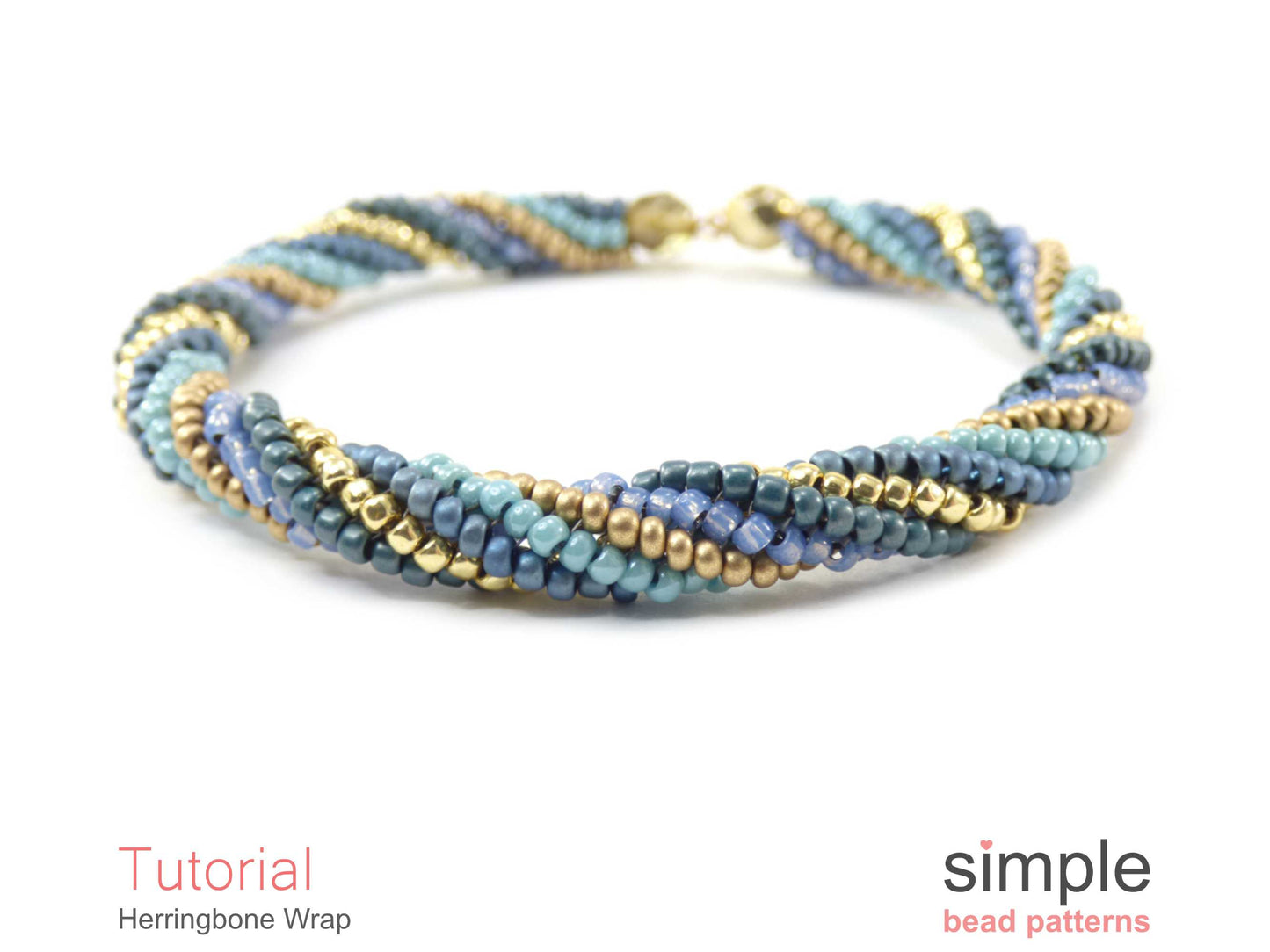 Herringbone Wrap Bracelet Beading Pattern