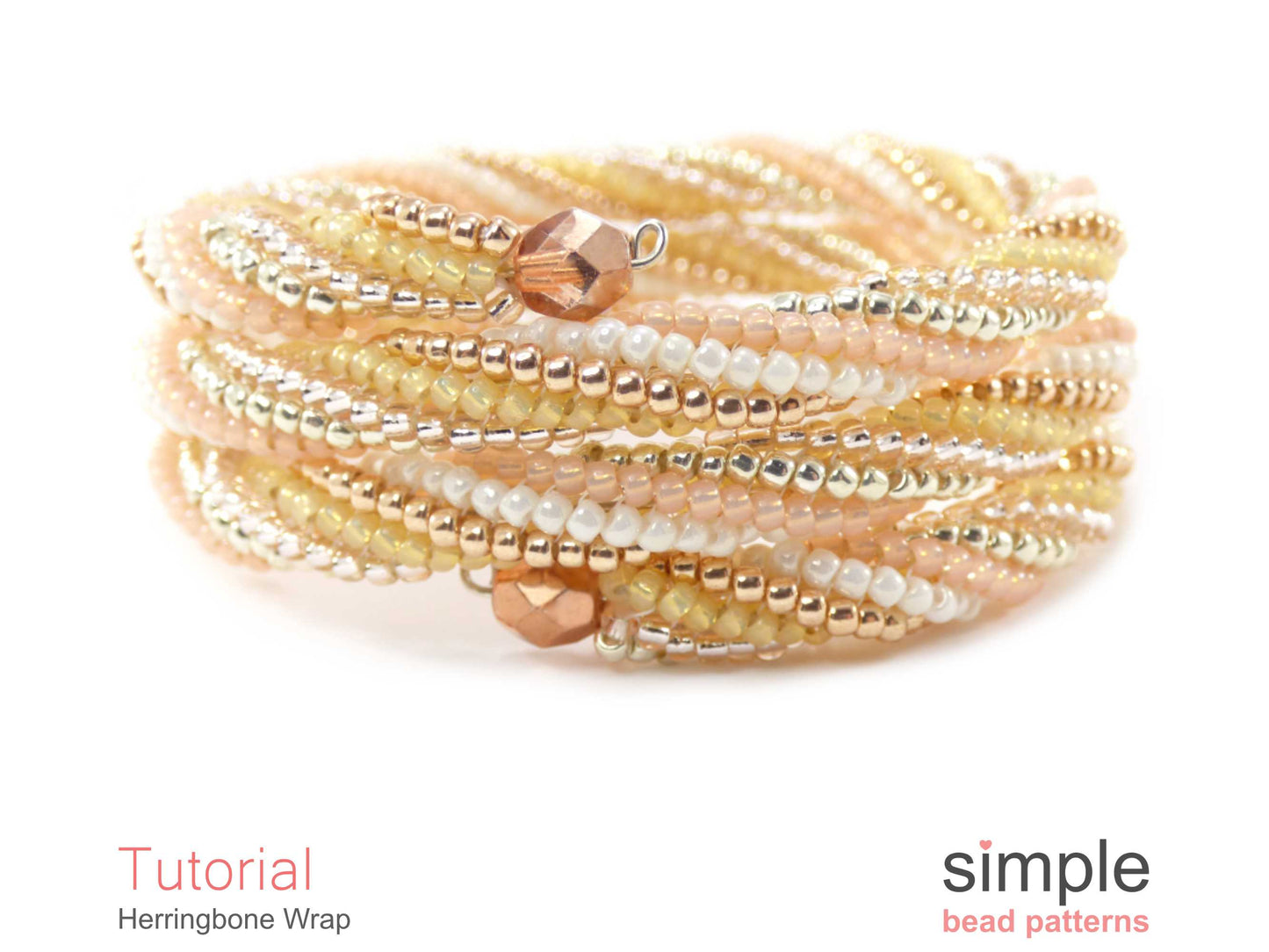 Herringbone Wrap Bracelet Beading Pattern