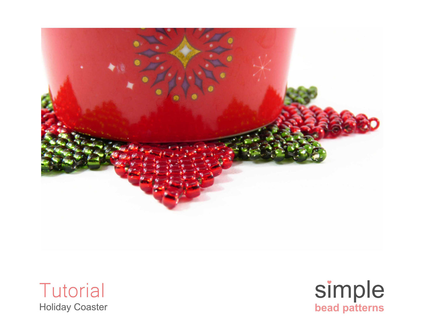 Holiday Coaster Beading Pattern
