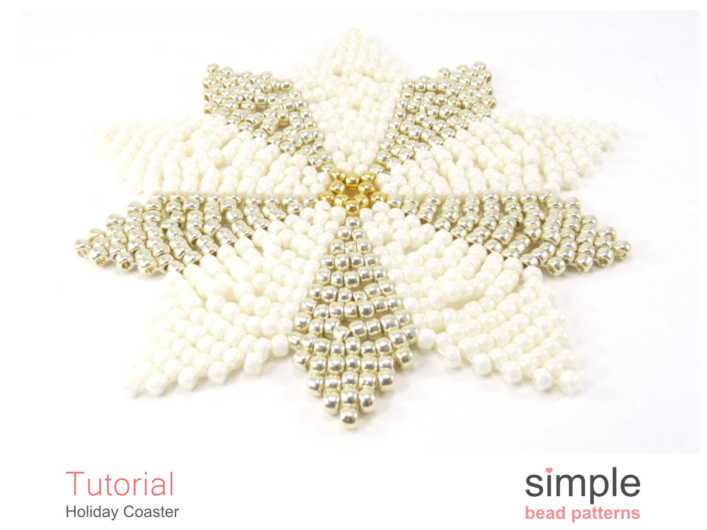 Holiday Coaster Beading Pattern