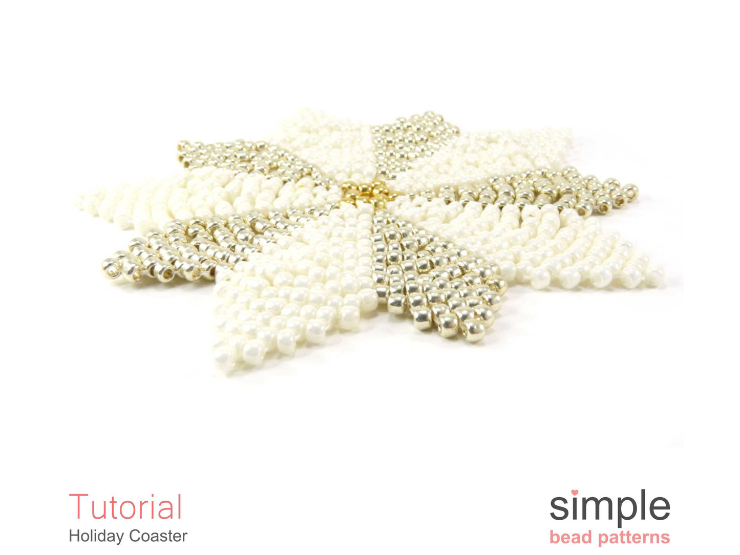 Holiday Coaster Beading Pattern