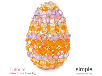 Hollow Crystal Easter Egg Beading Pattern