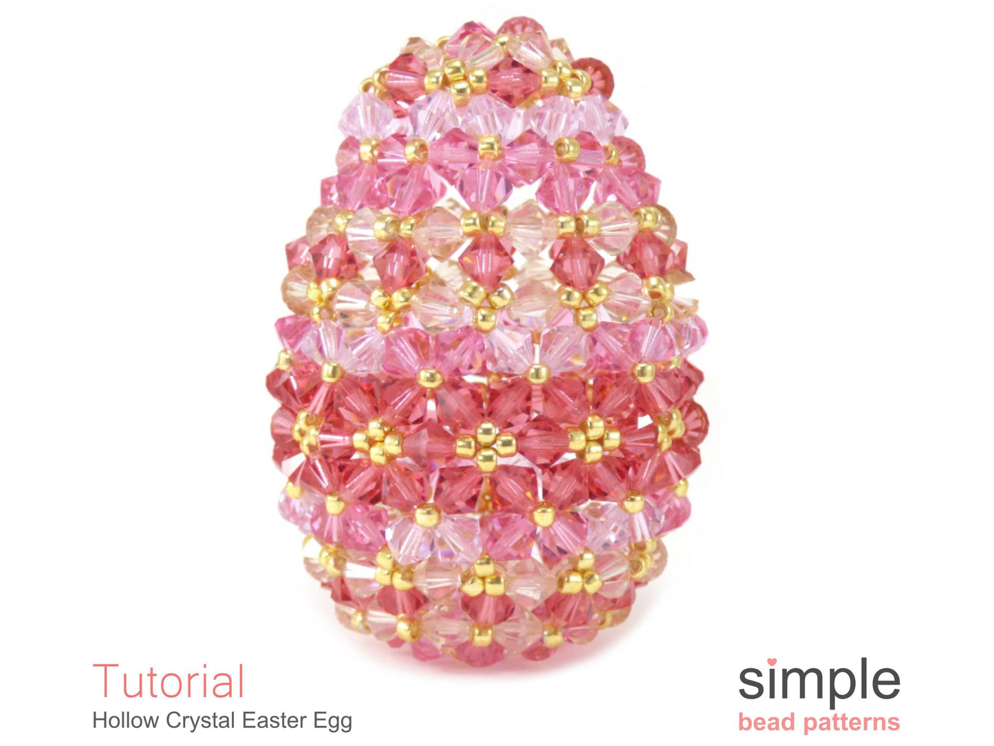 Hollow Crystal Easter Egg Beading Pattern