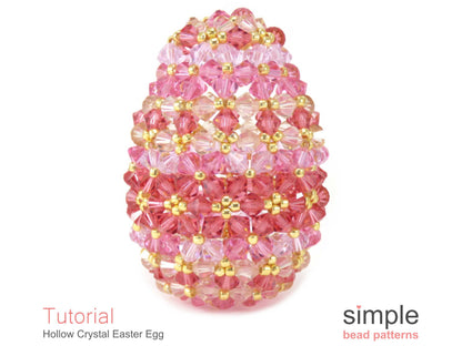Hollow Crystal Easter Egg Beading Pattern